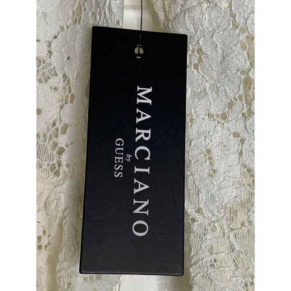 Marciano By Guess Saffron White Lace Bell Sleeve Mini Dress US 2 EU 38 Boho $330 - Picture 8 of 9